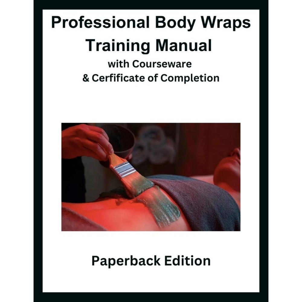 PROFESSIONAL Body Wraps Training Manual w/ Video & Certificate Of Completion